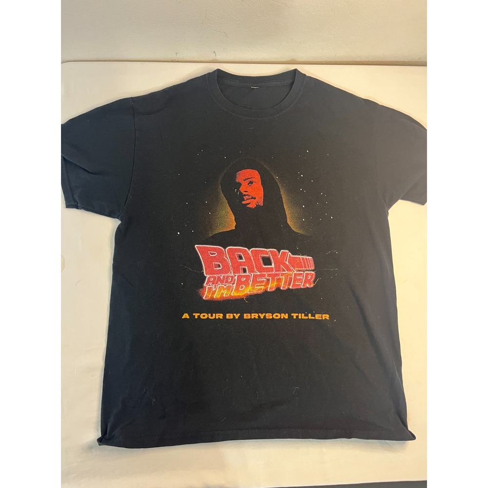Bryson Tiller Back & I'm Better‎ Tour Rap R&B Tee Shirt Women Large